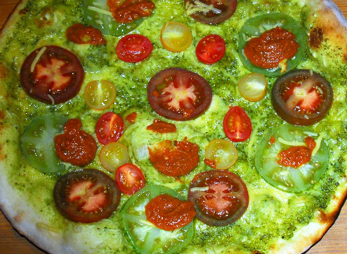 Vegane Pizza Dahatma Pomodori