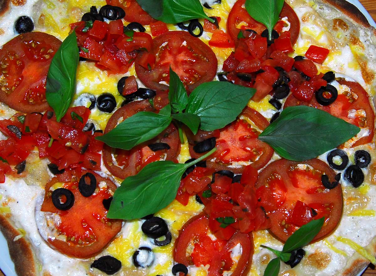 Pizza Tomatoes in Heaven - vegan